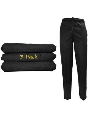 Classic 6 Pocket Chef Cargo Pants - Multi-Pack Options, Comfortable & Durable